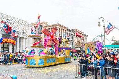 Osaka, Japonya - 21 Kasım 2016: Yeni festivale, yeniden doğmuş Parade, celeb