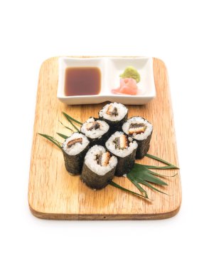 yılan balığı maki sushi-Japon gıda tarzı