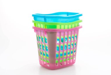 renkli plastik sepet 