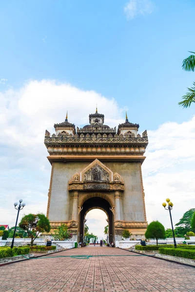 Patuxay anıt Vientiane, Laos.