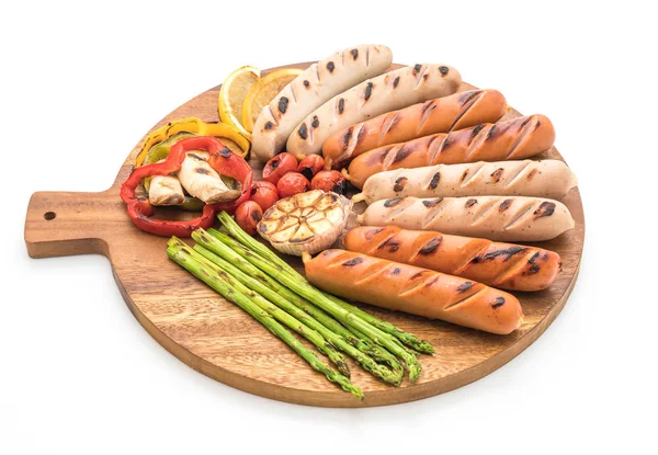 sebzeli ızgara sosis