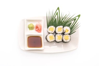tatlı yumurta maki (tamago) - Japon gıda tarzı
