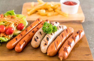 sebzeli ızgara sosis