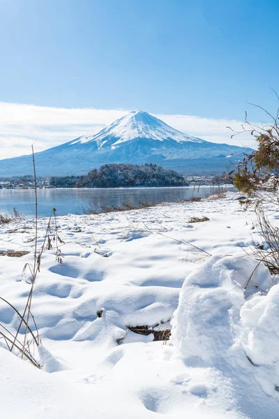 Dağ Fuji San Kawaguchiko Gölü.