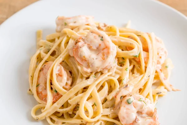 karides ile Fettuccini makarna