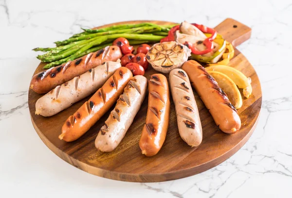 sebzeli ızgara sosis