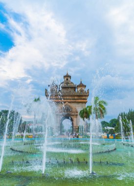 Patuxay anıt Vientiane, Laos.