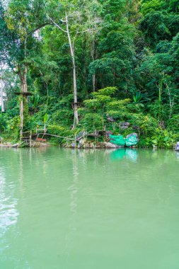Lagoa Azul em vang vieng, laos