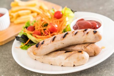 sebzeli ızgara sosis