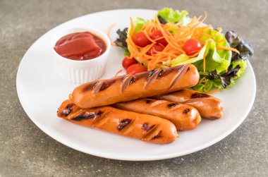 sebzeli ızgara sosis