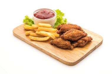 Kızarmış tavuk kanadı.