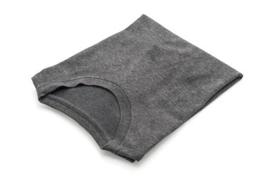 gömlek. beyaz üzerine katlanmış t-shirt 