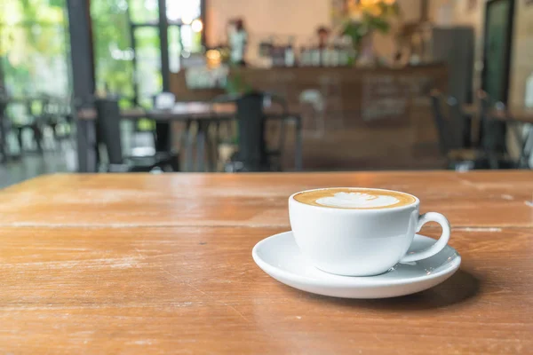 Heißer Latte-Kaffee — Stockfoto