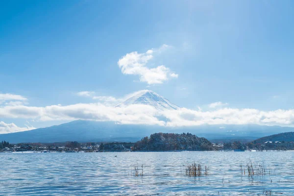 Dağ Fuji San Kawaguchiko Gölü.