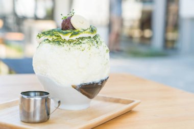 yeşil çay bingsu