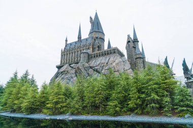 Osaka, Japonya - 21 Kasım 2016: Harry Potter ve büyücü dünya