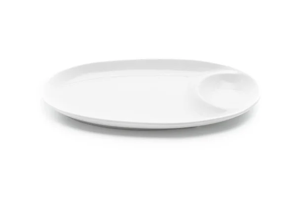 White plate  on white — Stock Photo, Image