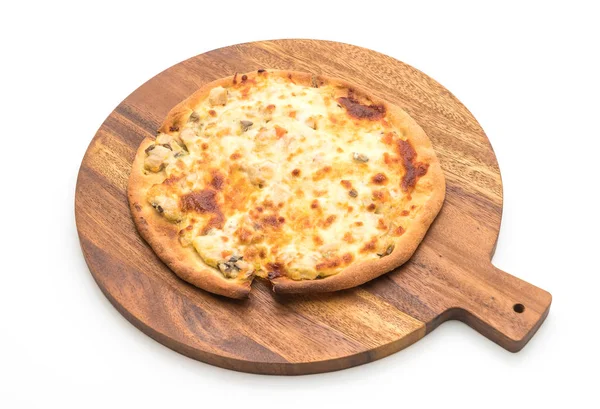 Kremalı mantarlı pizza