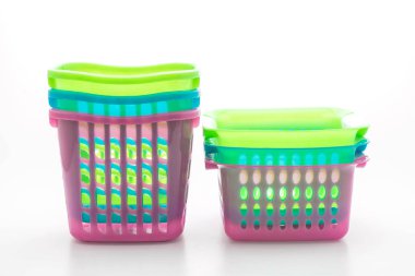 renkli plastik sepet 