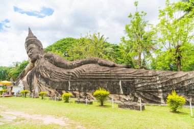Vientiane Park'ta Buda güzel mimari