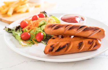 sebzeli ızgara sosis