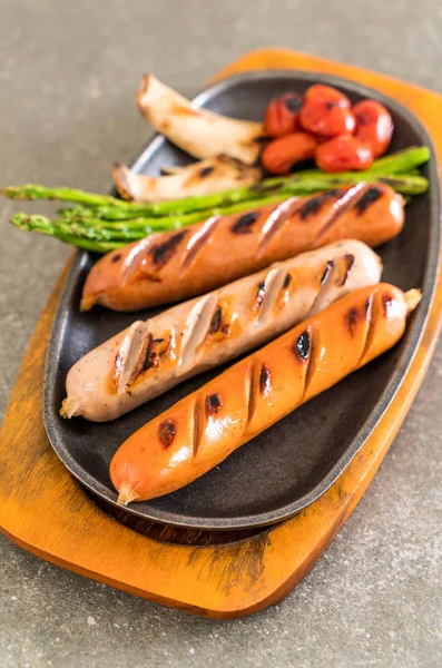 sebzeli ızgara sosis