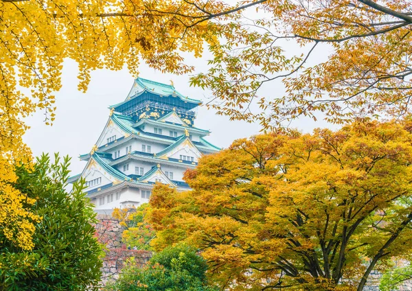 Bella architettura al castello di Osaka — Foto Stock