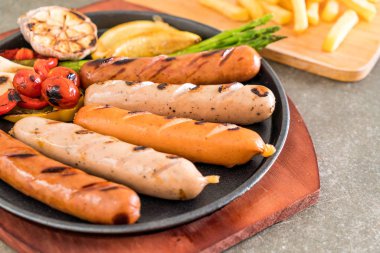 sebzeli ızgara sosis