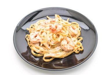 karides ile Fettuccini makarna