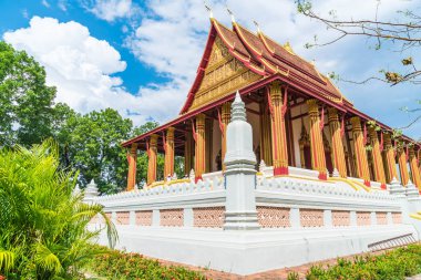 Haw Phra Kaew Tapınağı'nda güzel mimari