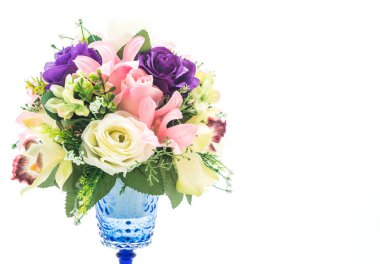 güzel buket çiçek vazosu