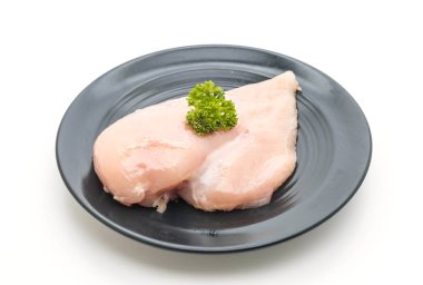 Taze çiğ tavuk filetosu.