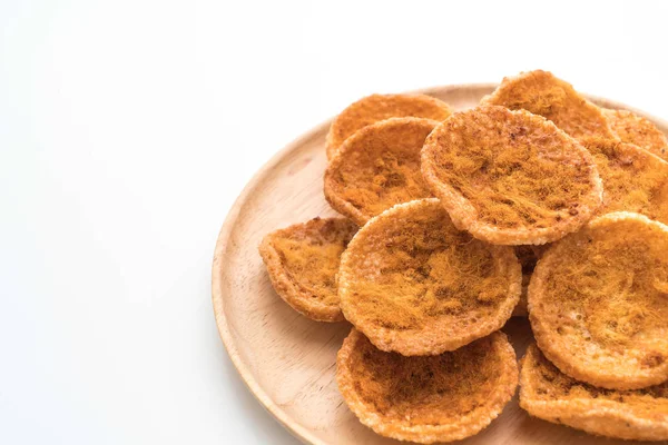 rendelenmiş domuz pirinç kraker ile kurutulmuş