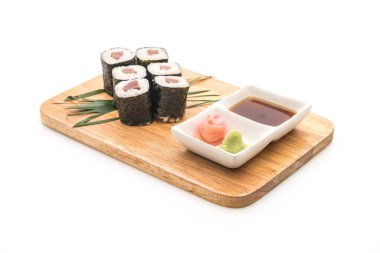  Red snapper maki sushi-Japon gıda tarzı