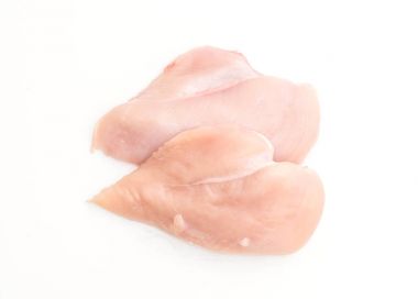 Taze çiğ tavuk filetosu.