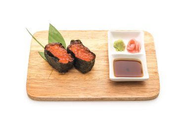Somon Karaca nigiri suşi - Japon gıda tarzı
