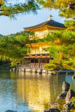 Kinkakuji Tapınağı (altın köşk güzel mimari)