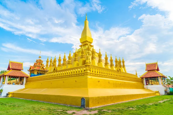 Όμορφη αρχιτεκτονική Pha Αυτό Luang, Βιεντιάν, Λάος. — Φωτογραφία Αρχείου
