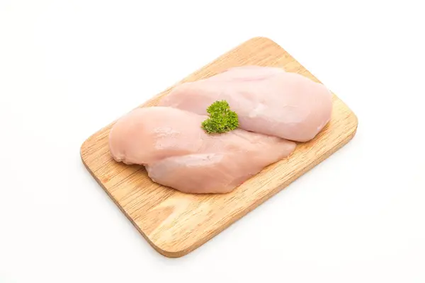 Filete fresco de pechuga de pollo crudo —  Fotos de Stock