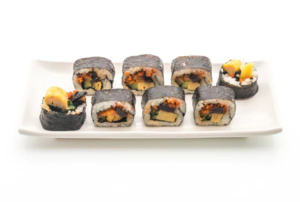 Rollo de sushi - estilo de comida japonesa — Foto de Stock