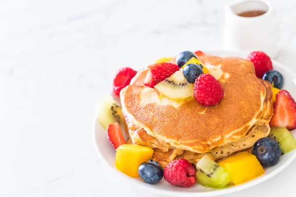 mix meyve ile gözleme