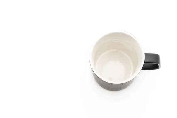 Black ceramic mug — Stock Photo, Image