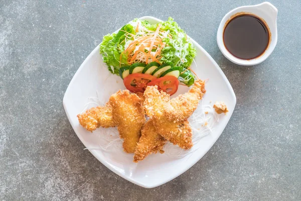 Kızarmış Balık tonkatsu sos ile