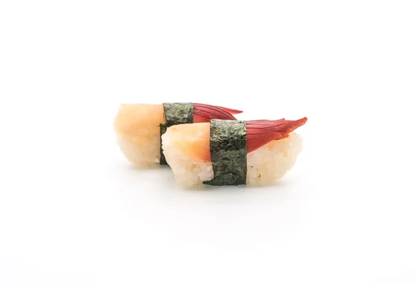 Sushi nigiri małż (hokkigai) Stimpsona - Japoński żywności s — Zdjęcie stockowe