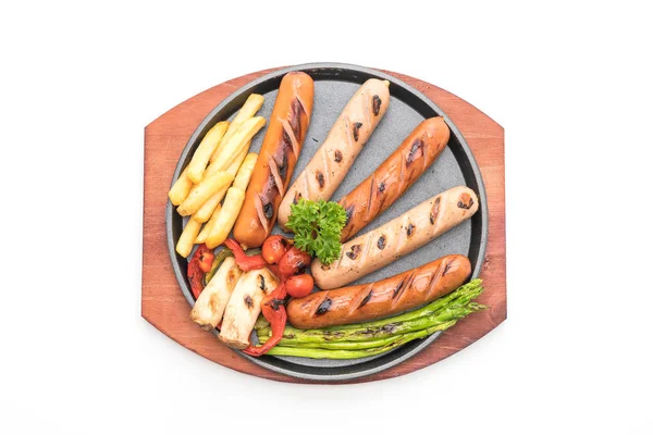 sebzeli ızgara sosis