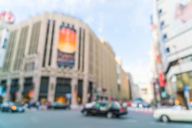 Shinjuku Tokyo City, soyut bulanıklık