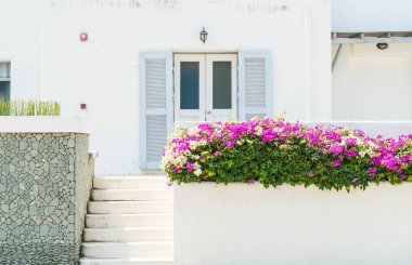 Santorini ve gree dış bina güzel mimari