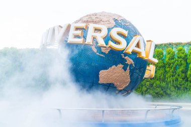 Osaka, Japonya - 21 Kasım 2016: temel tema park konumlar