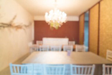 Restoran soyut bulanıklık