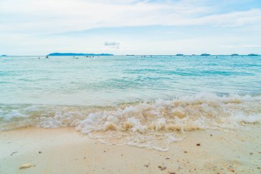 güzel tropikal plaj ve deniz manzara